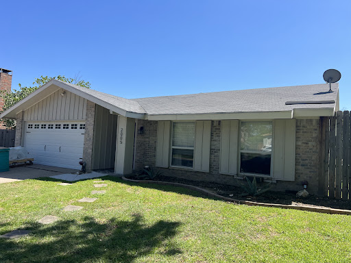 New gutter installation on Fort Worth residential home